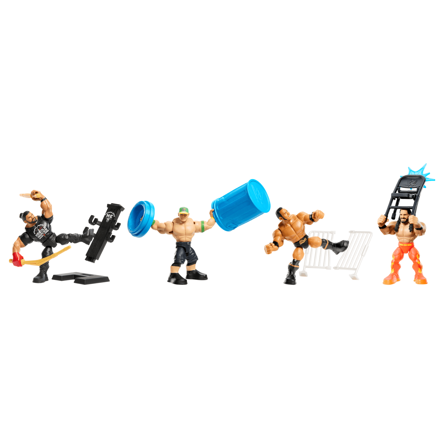 WWE Action Figure Knuckle Crunchers Seth Rollins With Battle Accessory